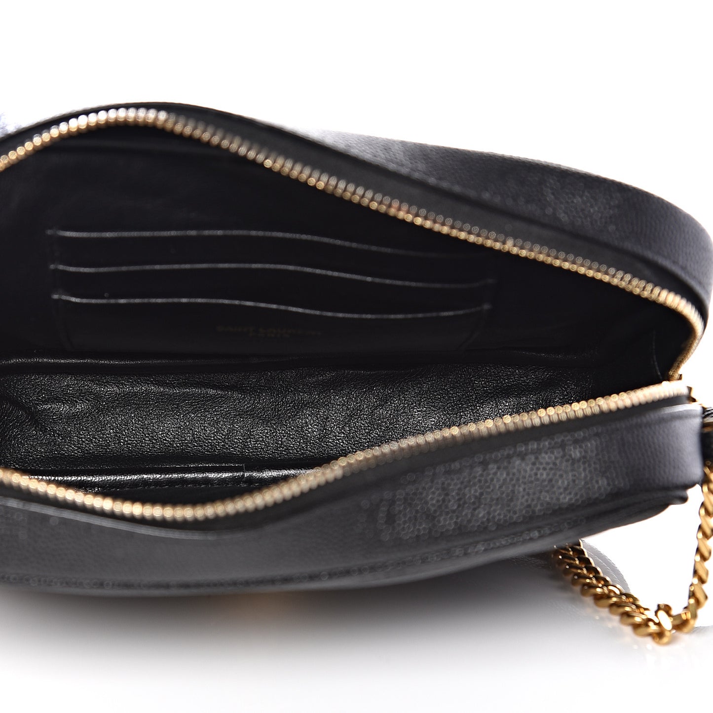 Grain De Poudre Matelasse Monogram Mini Lou Camera Bag Black