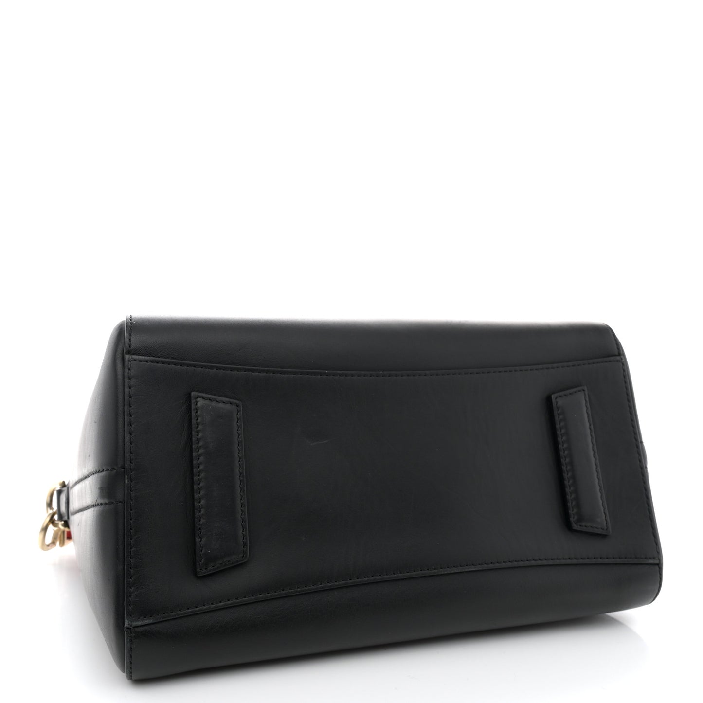 Smooth Calfskin Small Bi-Color Antigona Black Red