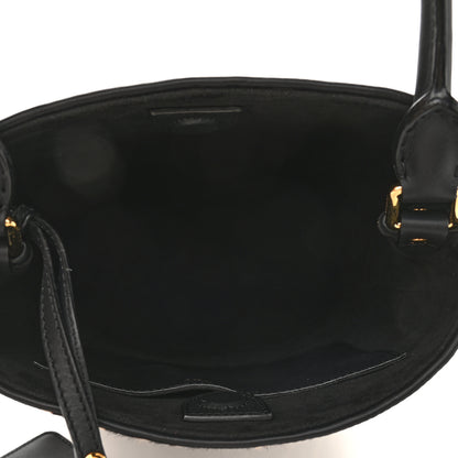 Burberry Prorsum Calf Hair Leopard Print The Bucket Bag Black 8 of 9