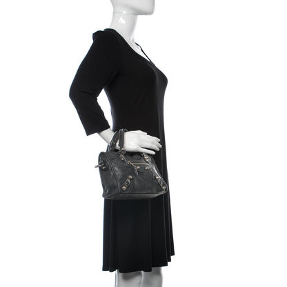 Balenciaga Agneau Giant 12 Silver Hardware Mini City Gris Fossile 2 of 13