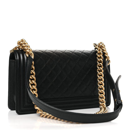 Chanel Caviar Quilted Medium Boy Flap Black 3 of 12