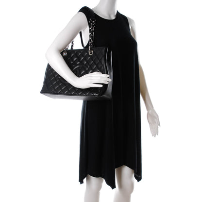 Chanel Caviar Quilted Grand Shopping Tote GST Black 2 of 7