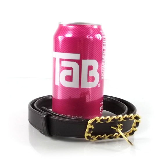 Chanel Vintage Leather Chain Link Buckle Belt 80/32 9 of 9