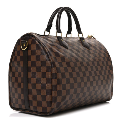 Louis Vuitton Damier Ebene Speedy Bandouliere 35 3 of 11