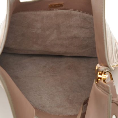 Tom Ford Ramskin Large Alix Padlock Zip Shoulder Bag Blush Nude 5 of 6