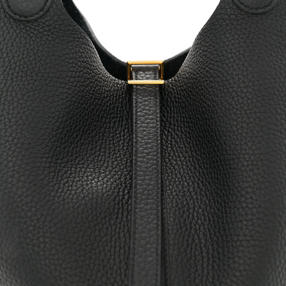 Hermes Taurillon Clemence Picotin Lock 22 MM Black 8 of 11