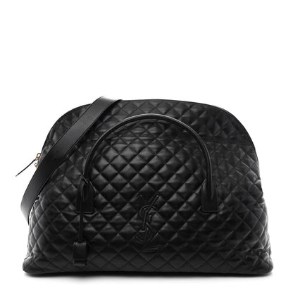 Saint Laurent Calfskin Quilted ES Giant Travel Bag Black 1 of 10
