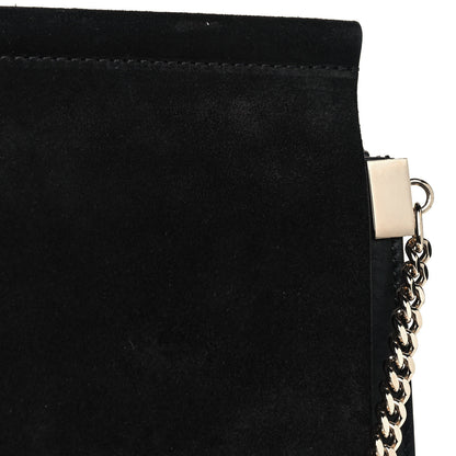 Chloe Suede Calfskin Medium Faye Shoulder Bag Black 14 of 14