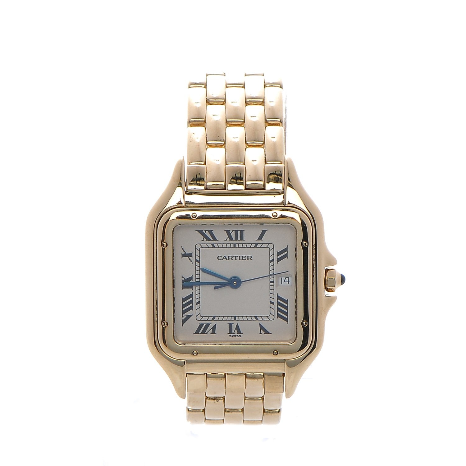 Cartier 18K Yellow Gold 27mm Panthere Quartz Watch 1 of 7