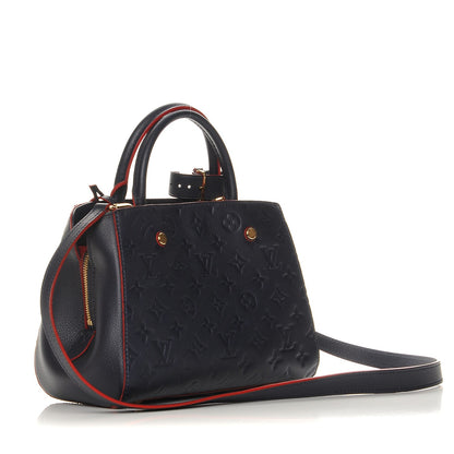 Louis Vuitton Empreinte Montaigne BB Marine Rouge 4 of 8