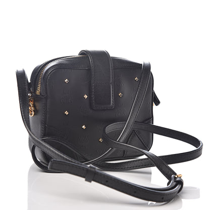 MCM Odeon Studded Camera Crossbody Bag Black 2 of 9