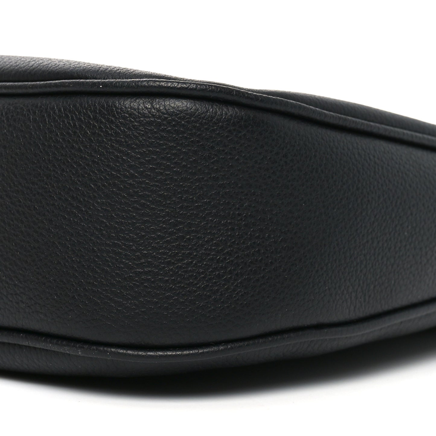 Calfskin La Medusa Medium Hobo Crossbody Black