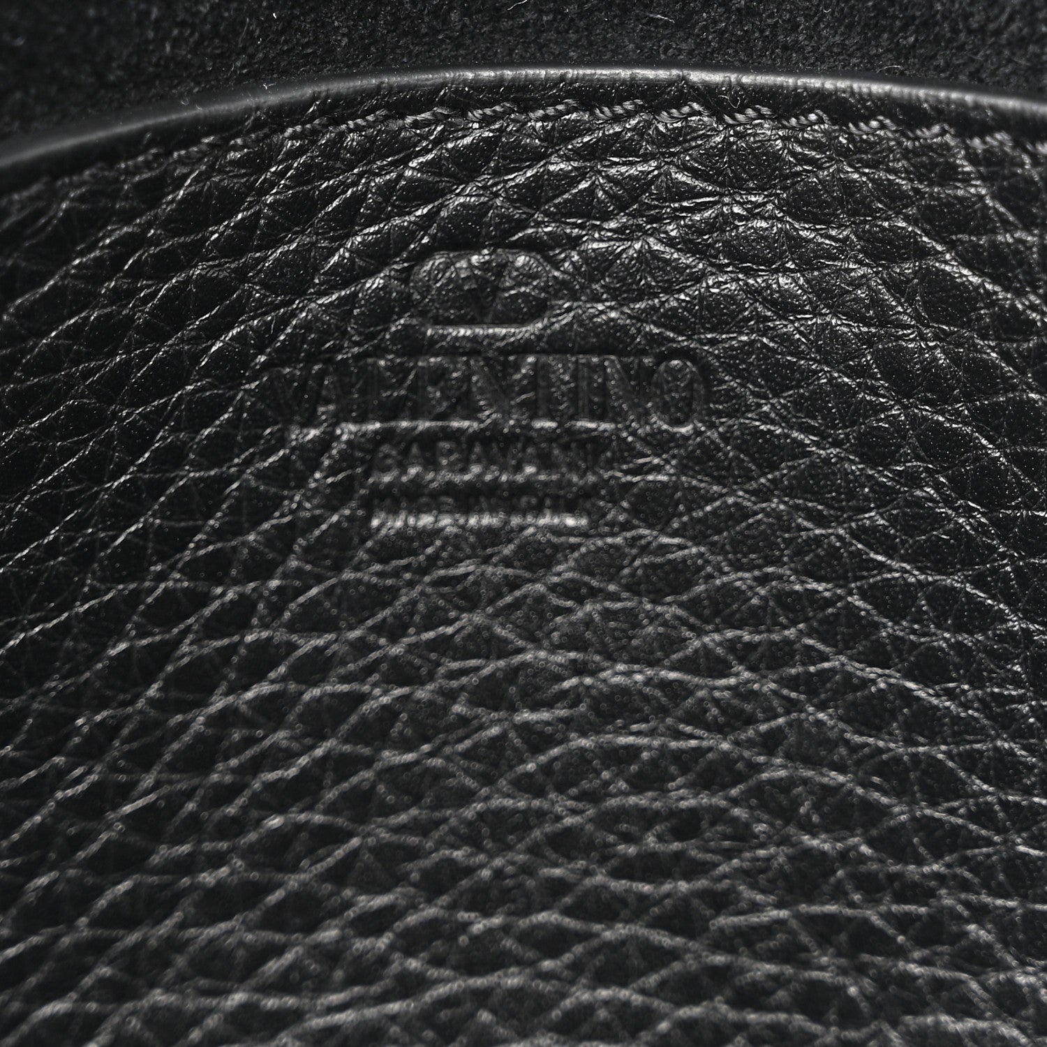 Valentino Garavani Pebbled Calfskin Monochrome Medium Rockstud Flip Lock Crossbody Bag Black 6 of 10