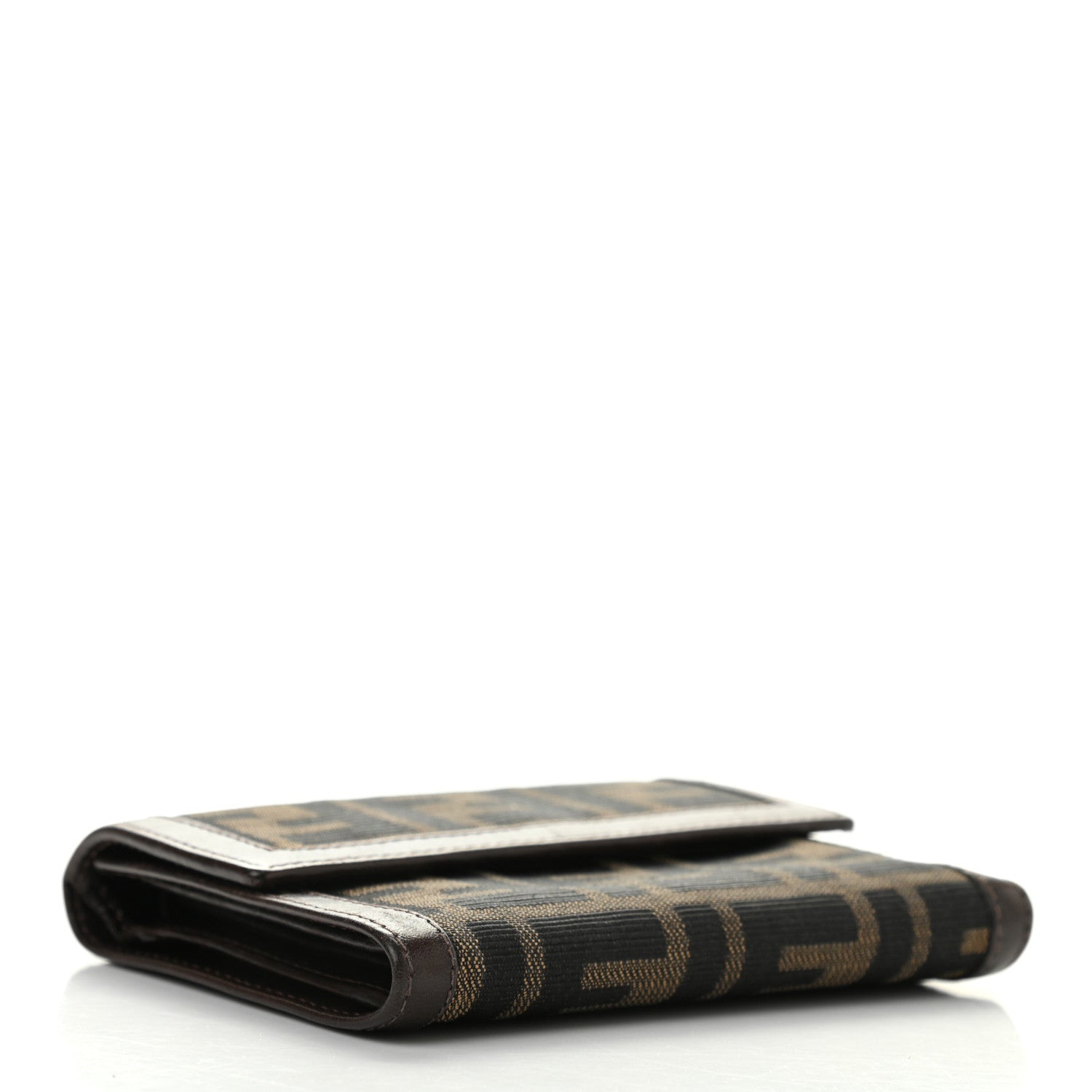 Fendi Zucca Compact Wallet Tobacco 4 of 14
