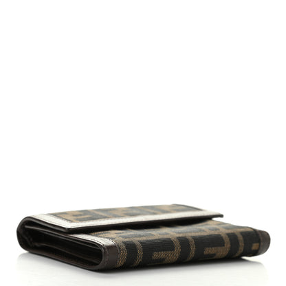 Fendi Zucca Compact Wallet Tobacco 4 of 14