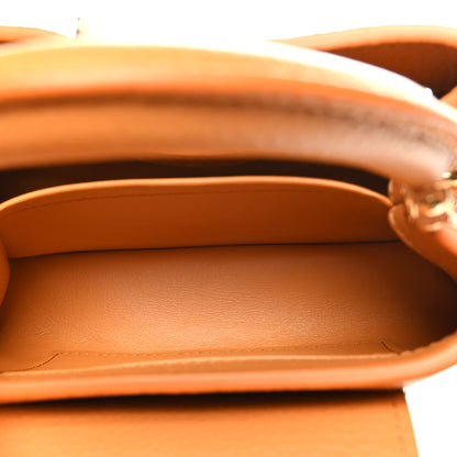 Louis Vuitton Taurillon Mini Capucines Safran Imperial 6 of 9