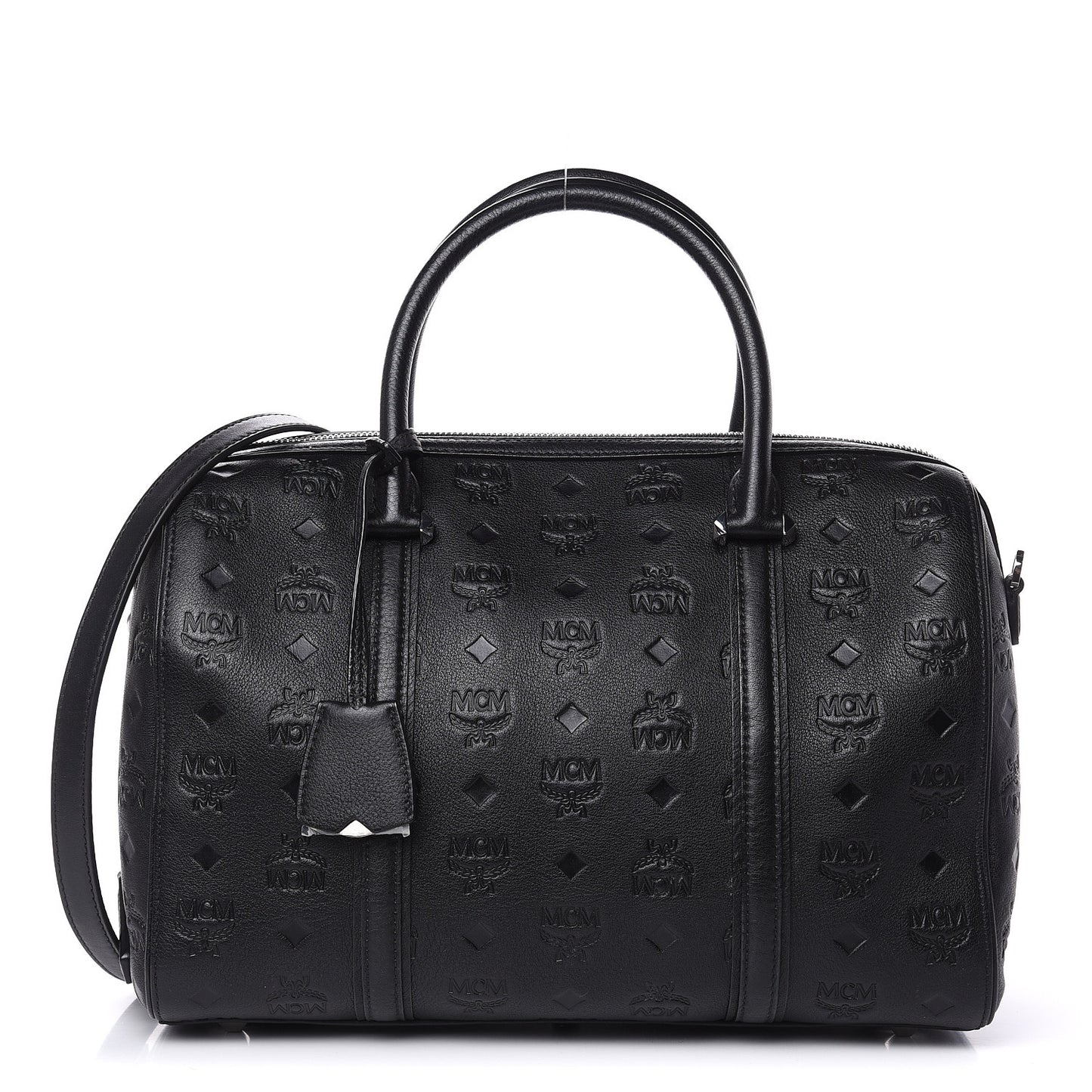 Visetos Medium Essential Boston Bag Black