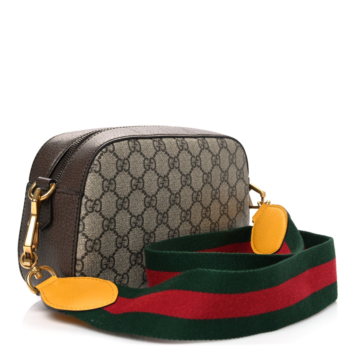 GG Supreme Monogram Web Neo Vintage Shoulder Bag Beige New Acero Crop