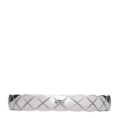 Chanel 18K White Gold Mini Coco Crush Ring 54 6.75 3 of 5