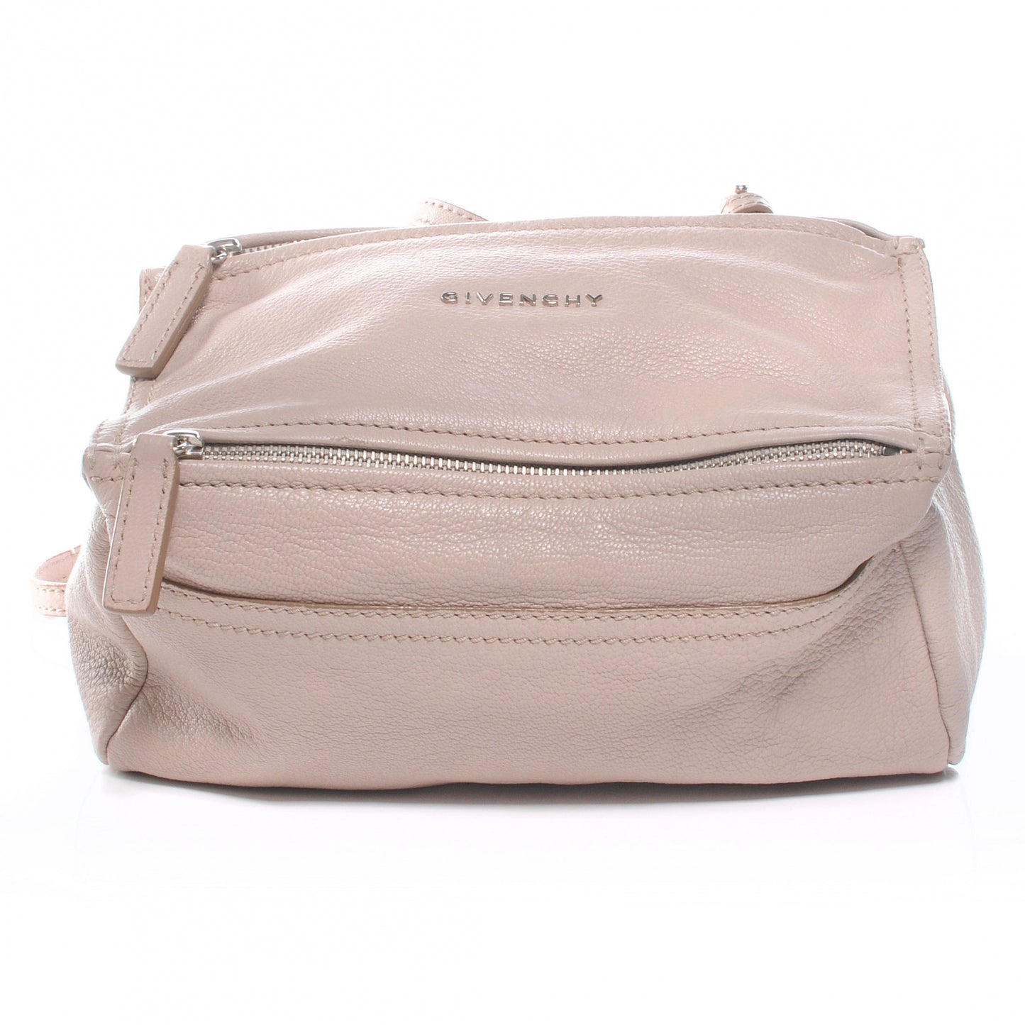 Pebbled Calfskin Mini Pandora Sand