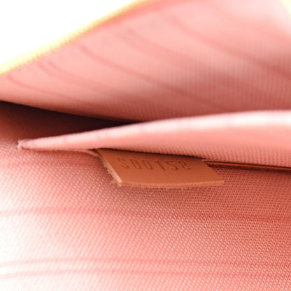 Louis Vuitton Damier Azur Neverfull MM GM Pochette Rose Ballerine 7 of 7