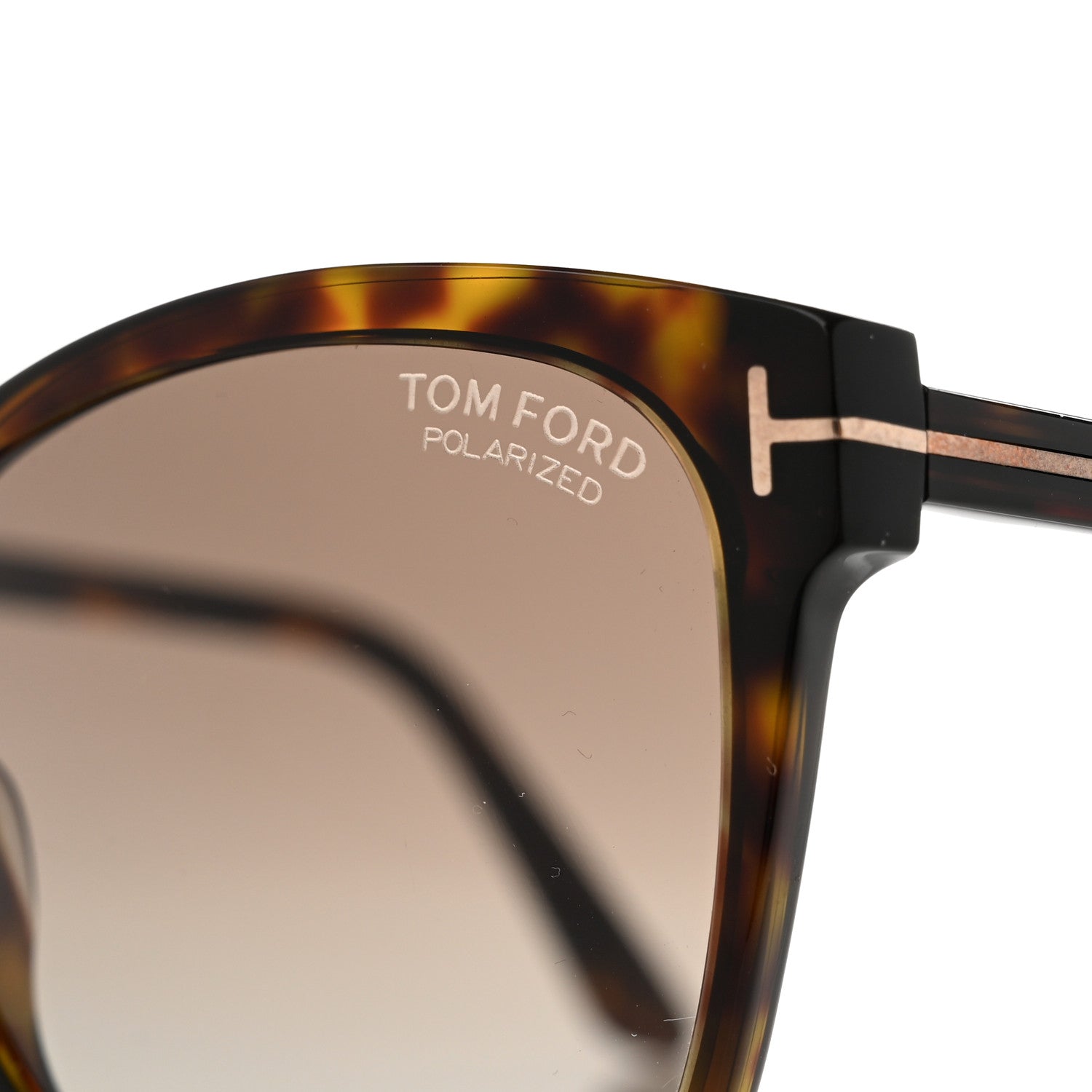 Tom Ford Acetate Polarized Ani Sunglasses TF844 Tortoise 7 of 8