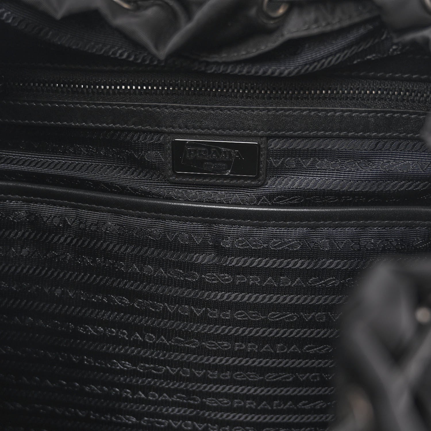 Prada Soft Calfskin Backpack Black 6 of 11