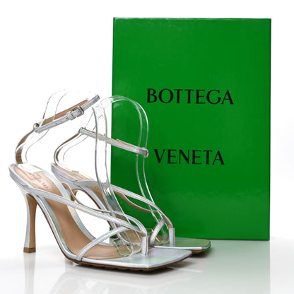 Bottega Veneta Laser Nappa Stretch Multi Strap 90mm Sandals 39.5 Moon Drop 8 of 8