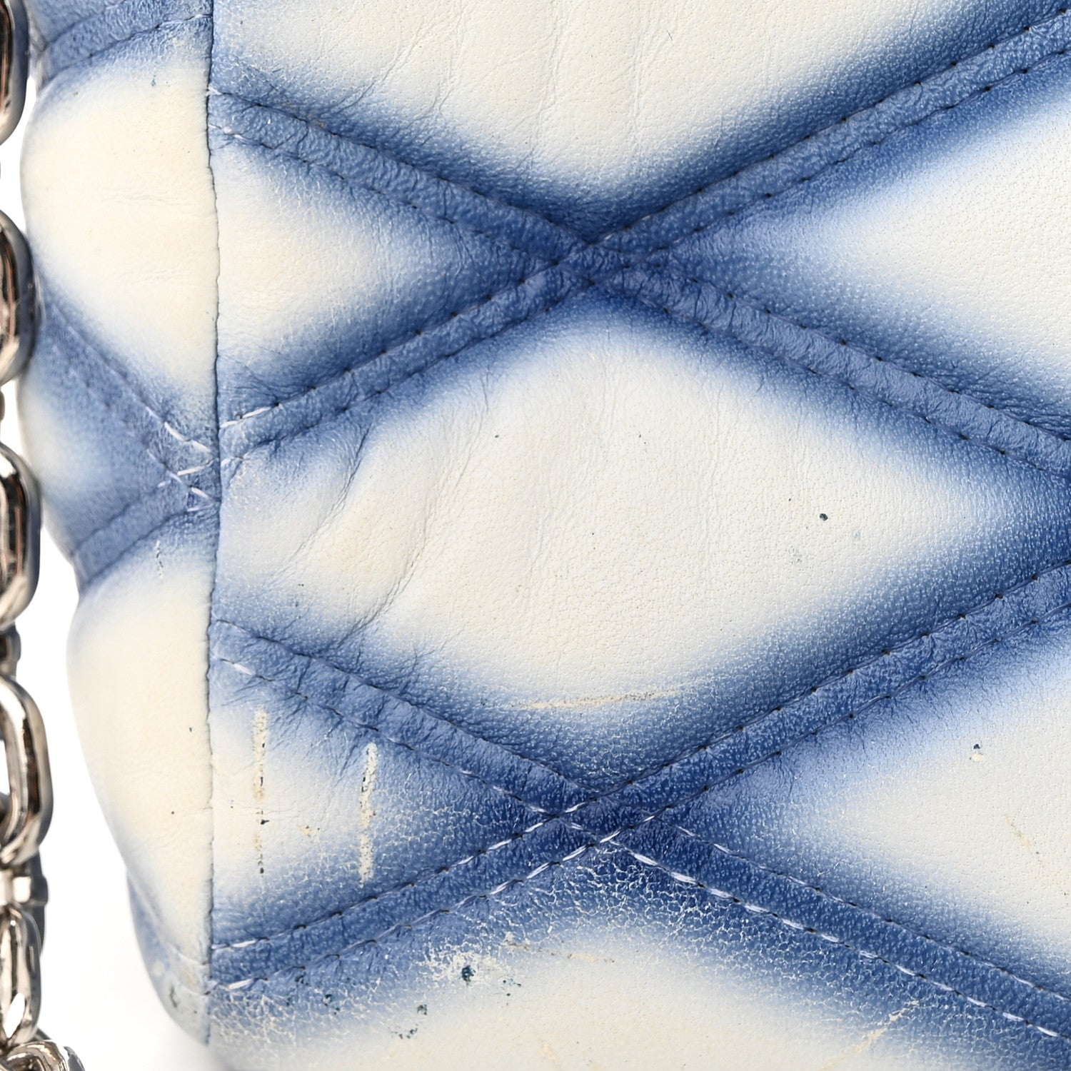 Louis Vuitton Lambskin Malletage Contraste GO-14 PM Blue 13 of 15