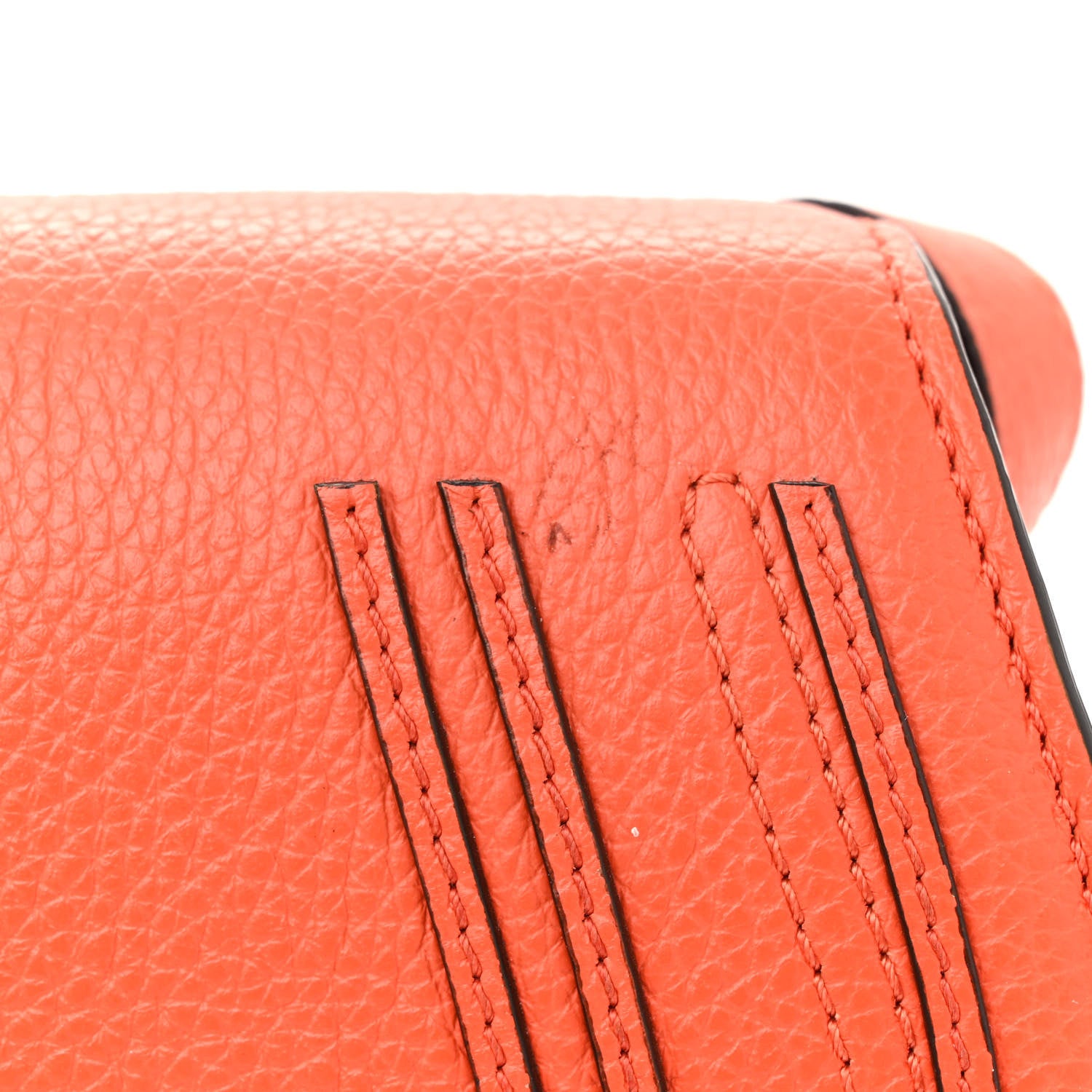 Chloe Grained Calfskin Small Marcie Saddle Bag Rusted Orange 15 of 17