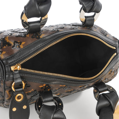 Louis Vuitton Monogram Sequins Eclipse Speedy 28 Black 5 of 8