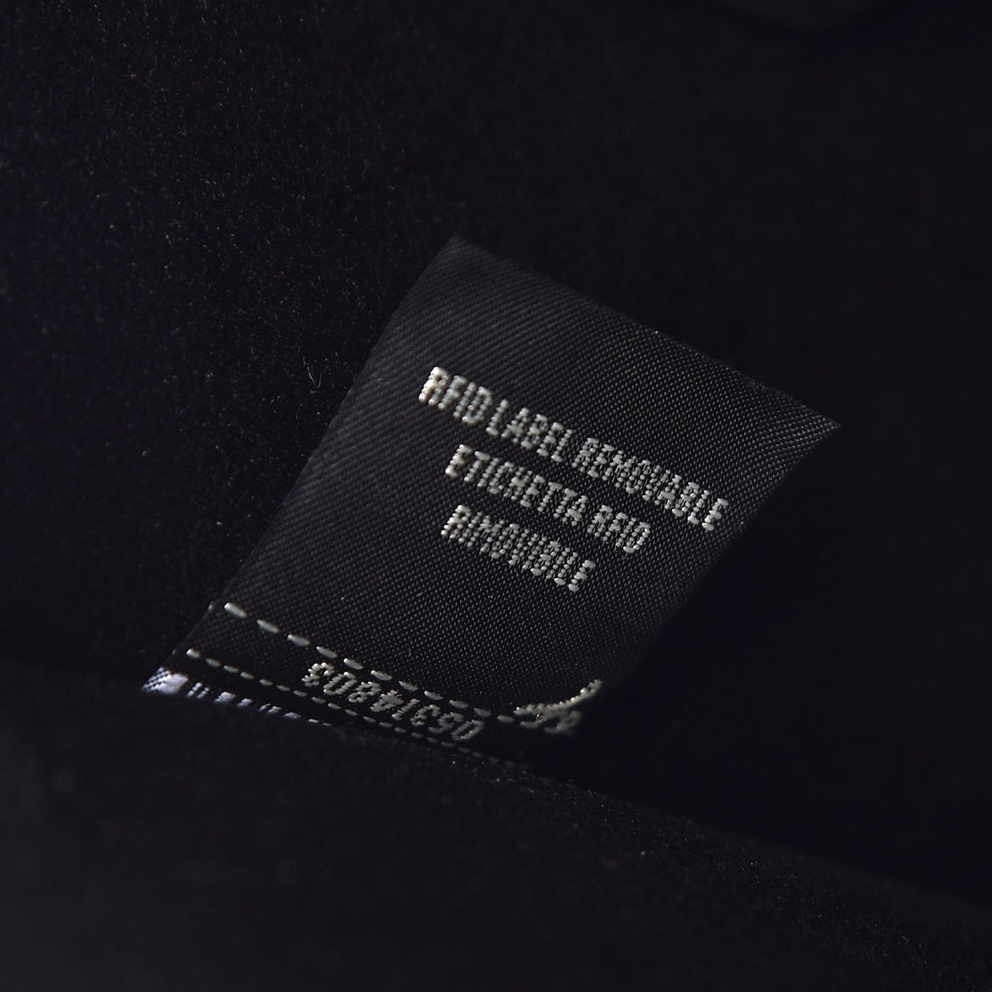Glazed Fabric Vitello Century FF 1974 Stamp Patch Mini Peekaboo Defender Cover Mogano Panna Black