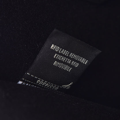 Fendi Glazed Fabric Vitello Century FF 1974 Stamp Patch Mini Peekaboo Defender Cover Mogano Panna Black 7 of 10
