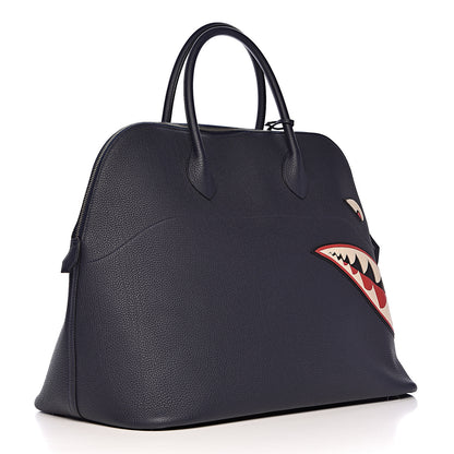 Hermes Togo Shark Bolide 45 Bleu Nuit 3 of 15