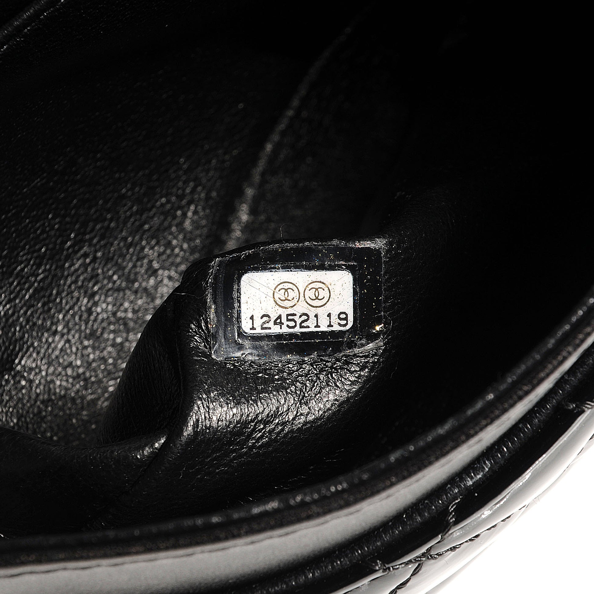 Chanel Patent Medium Double Flap Black 7 of 7