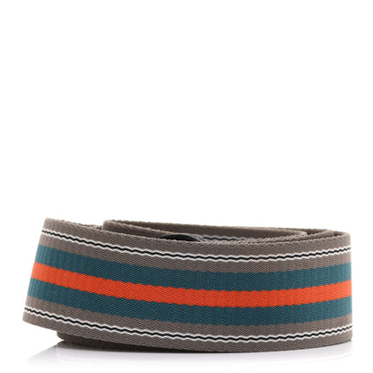 Prada Vitello Daino Striped Fabric Shoulder Strap 2 of 5
