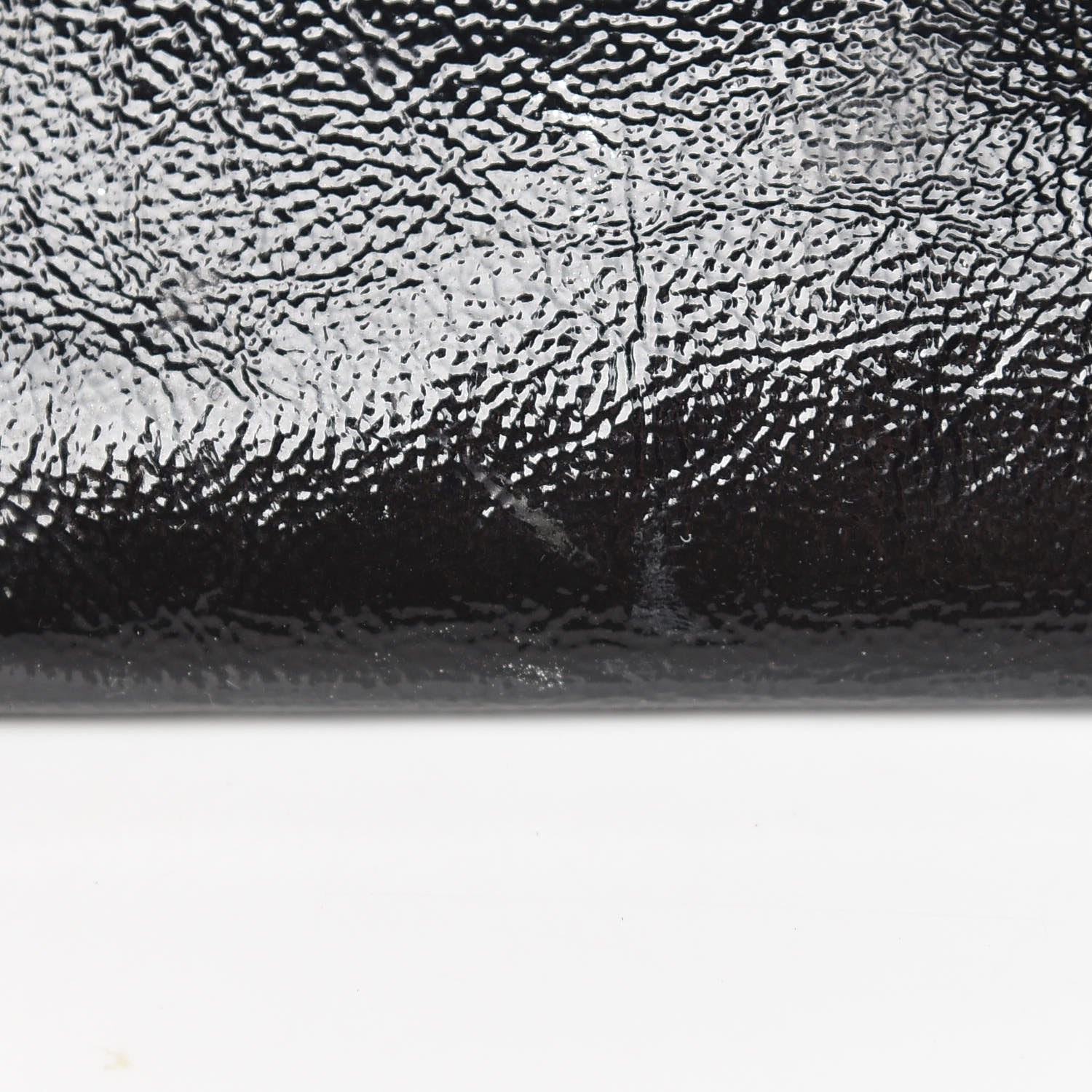 Saint Laurent Textured Patent Monogram Small Belle De Jour Clutch Black 12 of 12