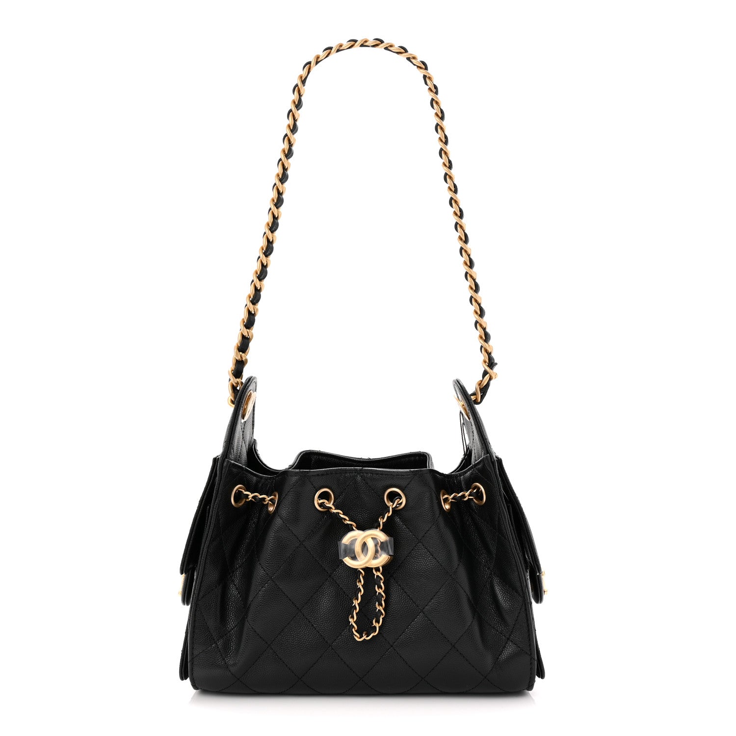 Chanel Caviar Quilted Mini Chanel 25 Handbag Black 1 of 11
