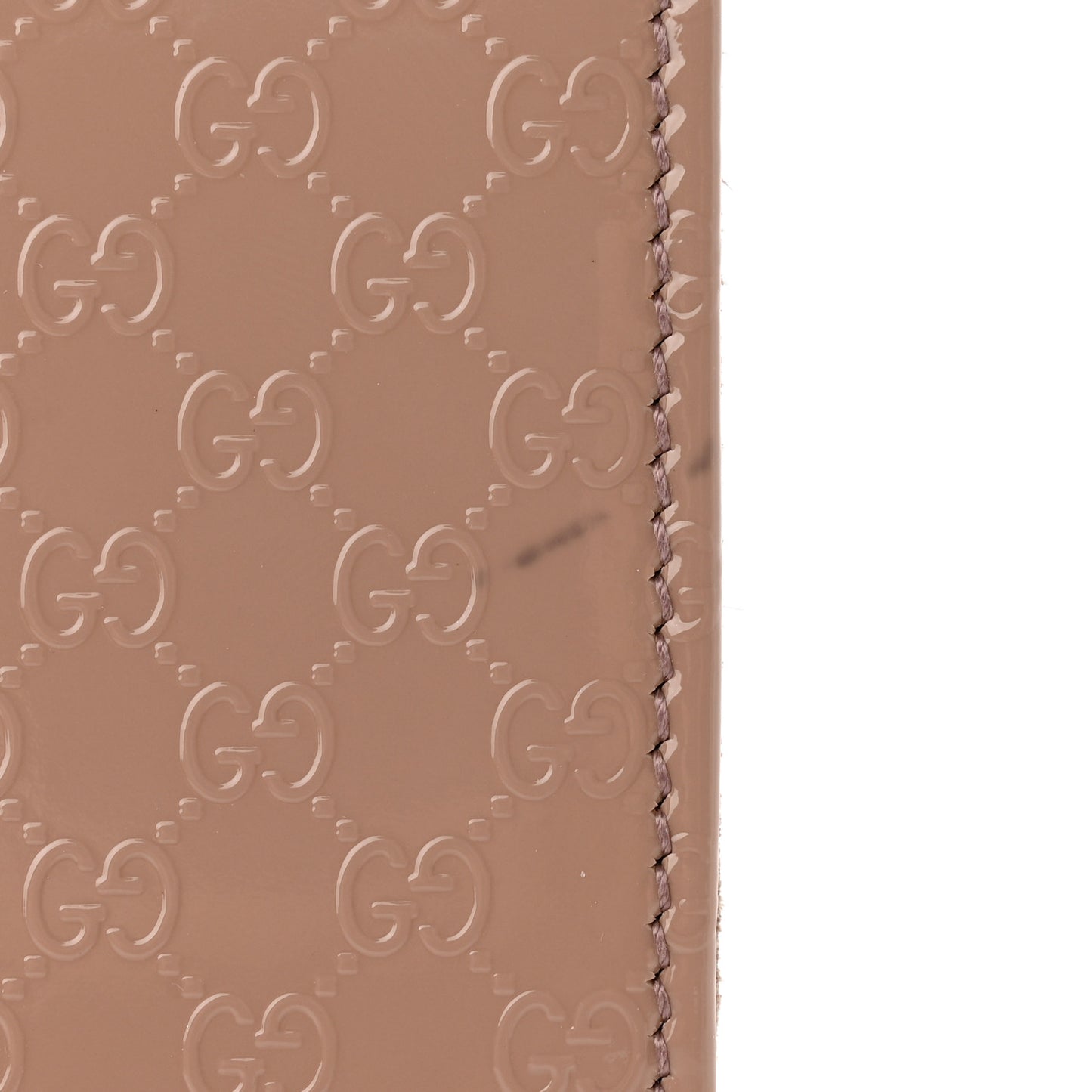 Patent Microguccissima Small Broadway Clutch Dark Cipria