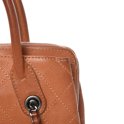 Chanel Grained Vegetal Calfskin Small Urban Shopping Tote Camel 18 of 21