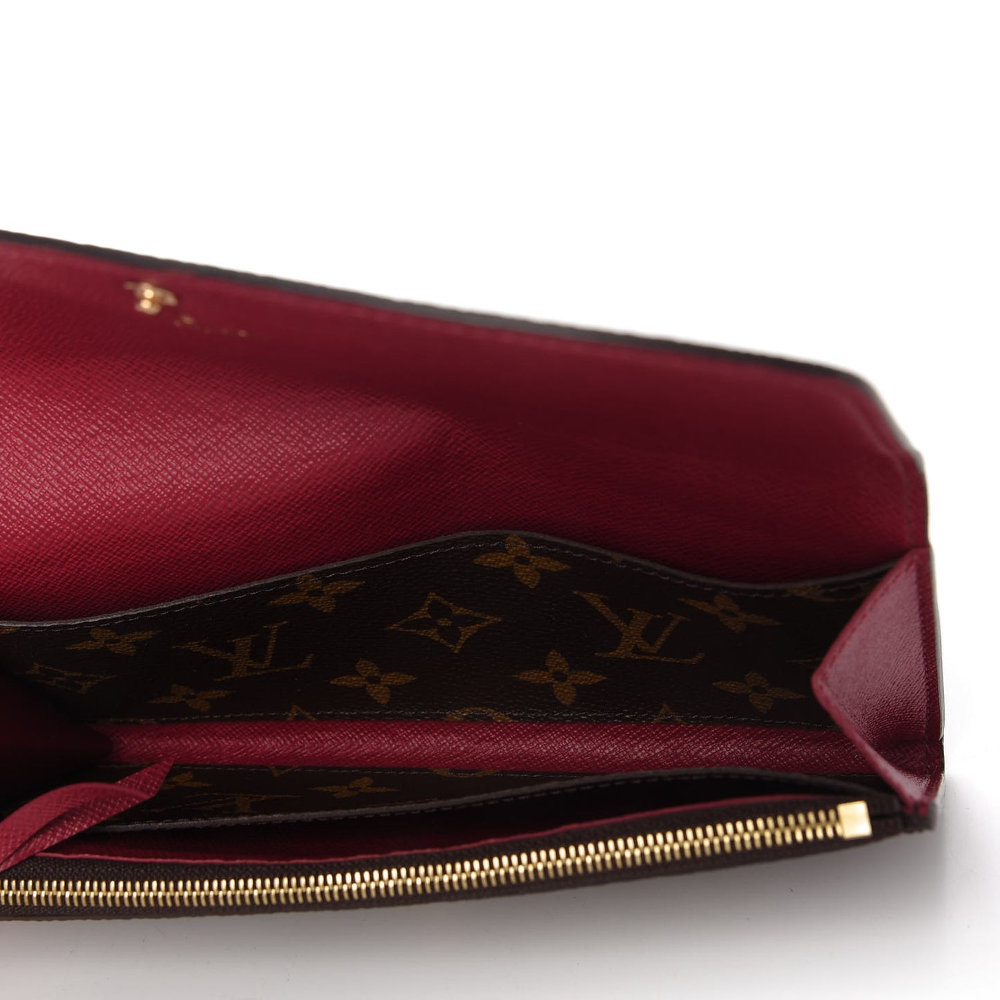 Monogram Emilie Wallet Fuchsia