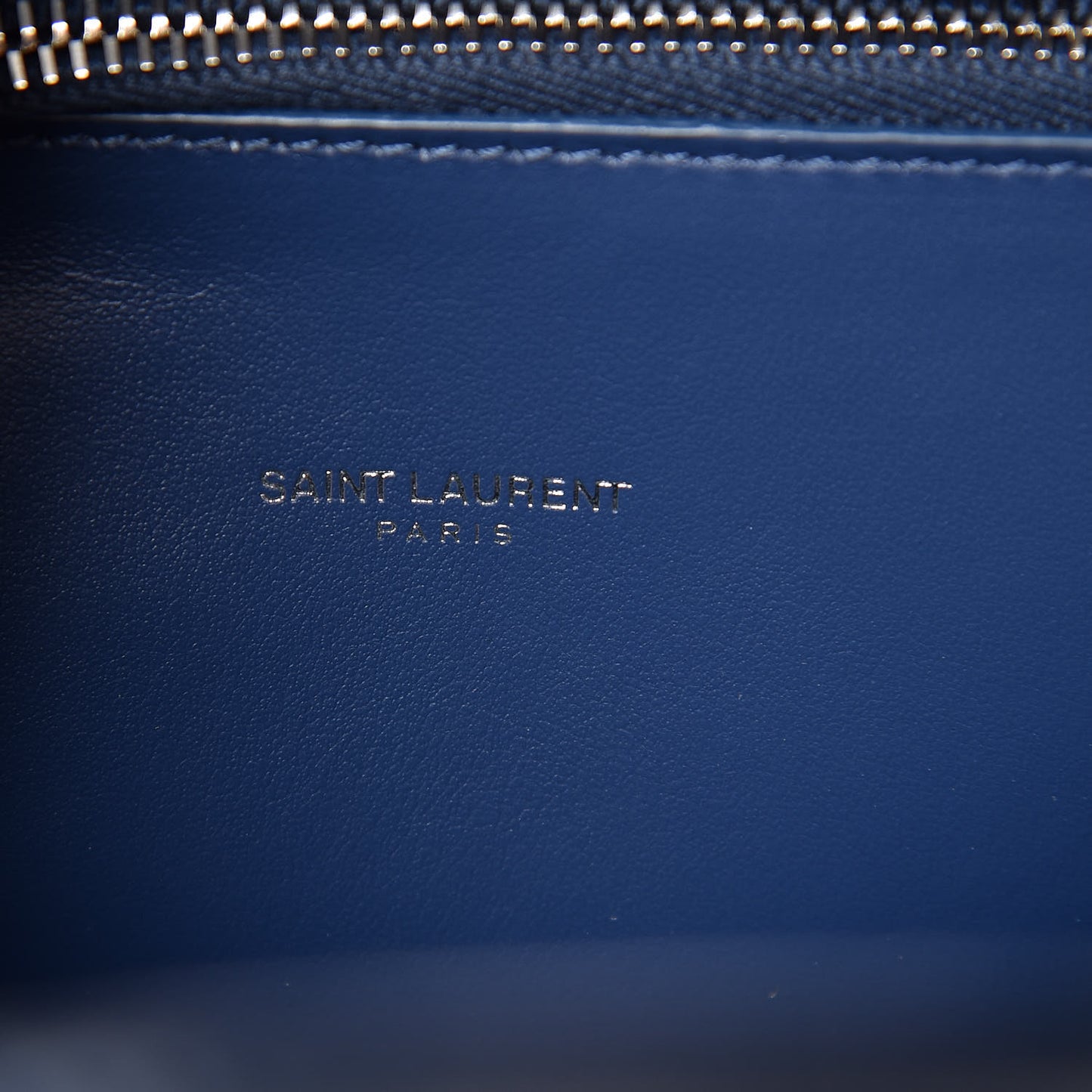 Calfskin Crocodile Embossed Baby Sac De Jour Denim