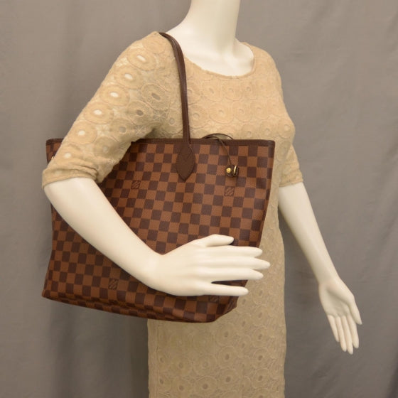 Louis Vuitton Damier Ebene Neverfull MM 2 of 7