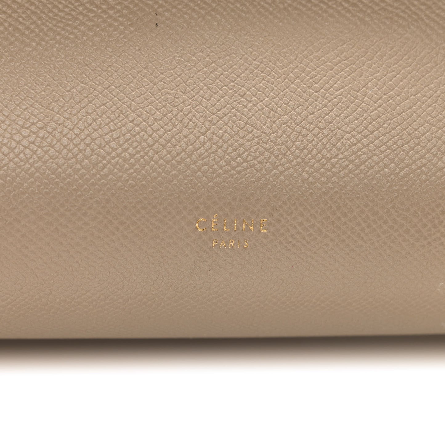 Grained Calfskin Mini Belt Bag Light Taupe