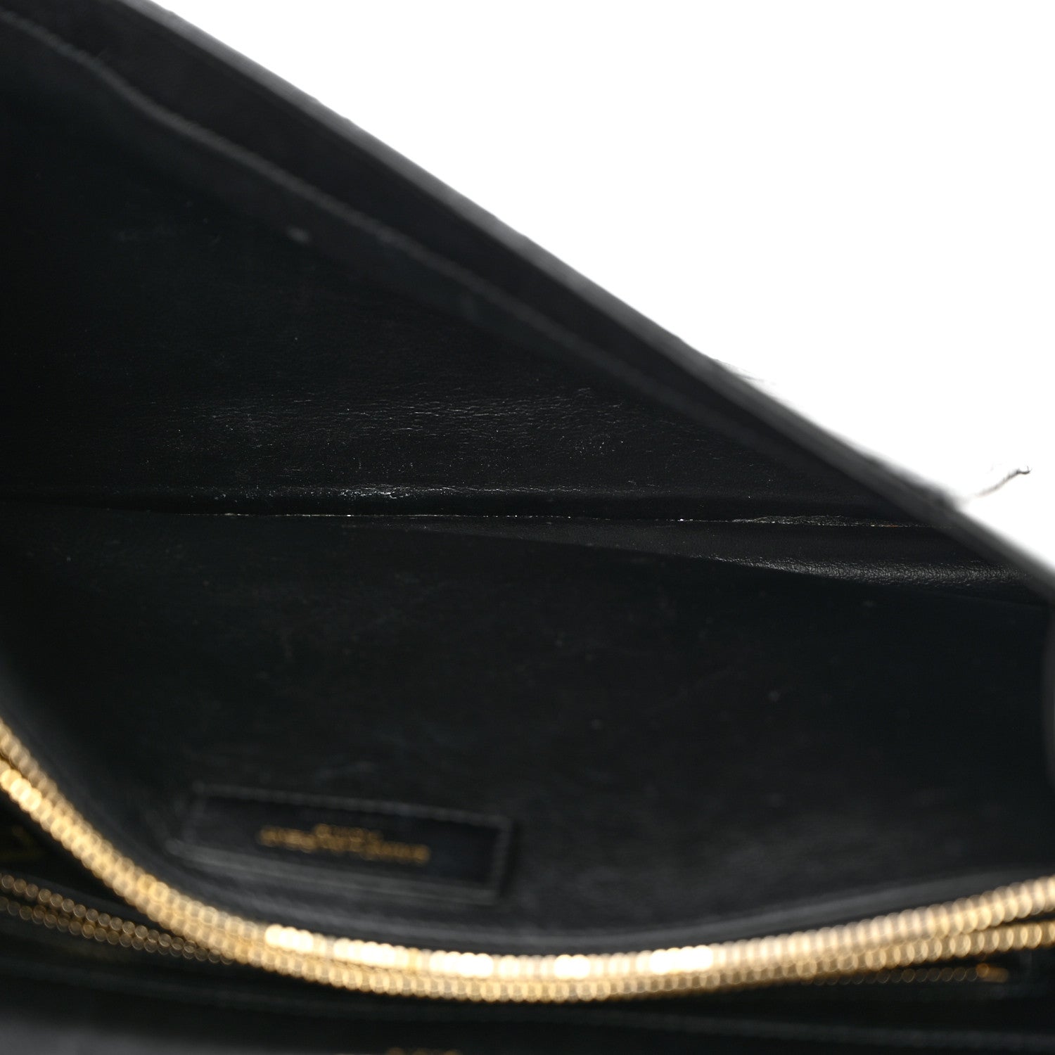 Saint Laurent Calfskin Quilted Lacquered Gaby Satchel Black 5 of 12