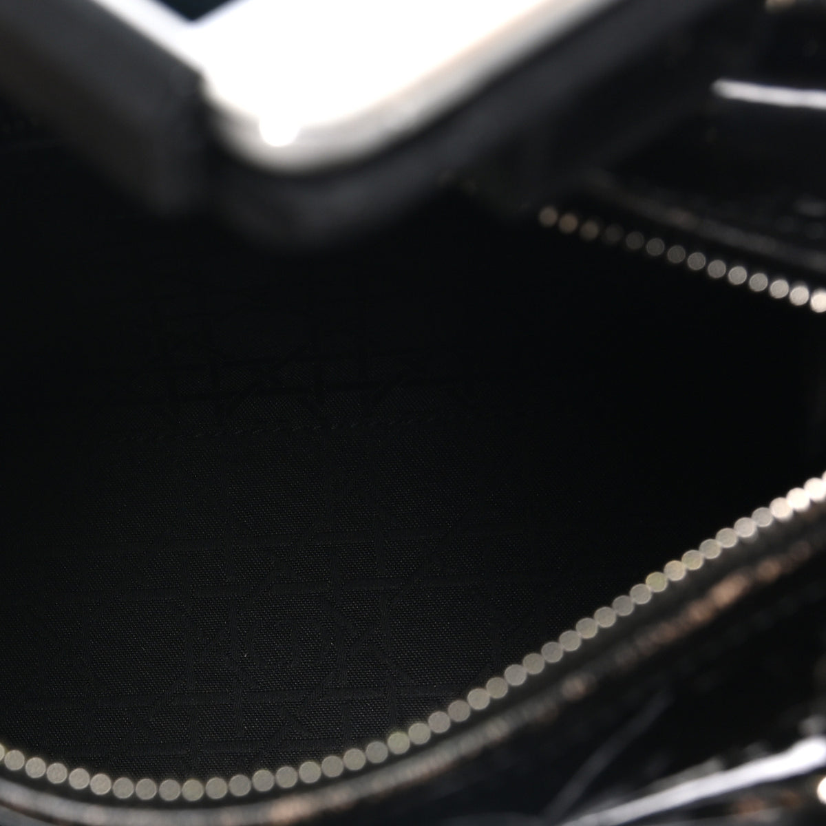 Christian Dior Patent Cannage Medium Lady Dior Black 5 of 11