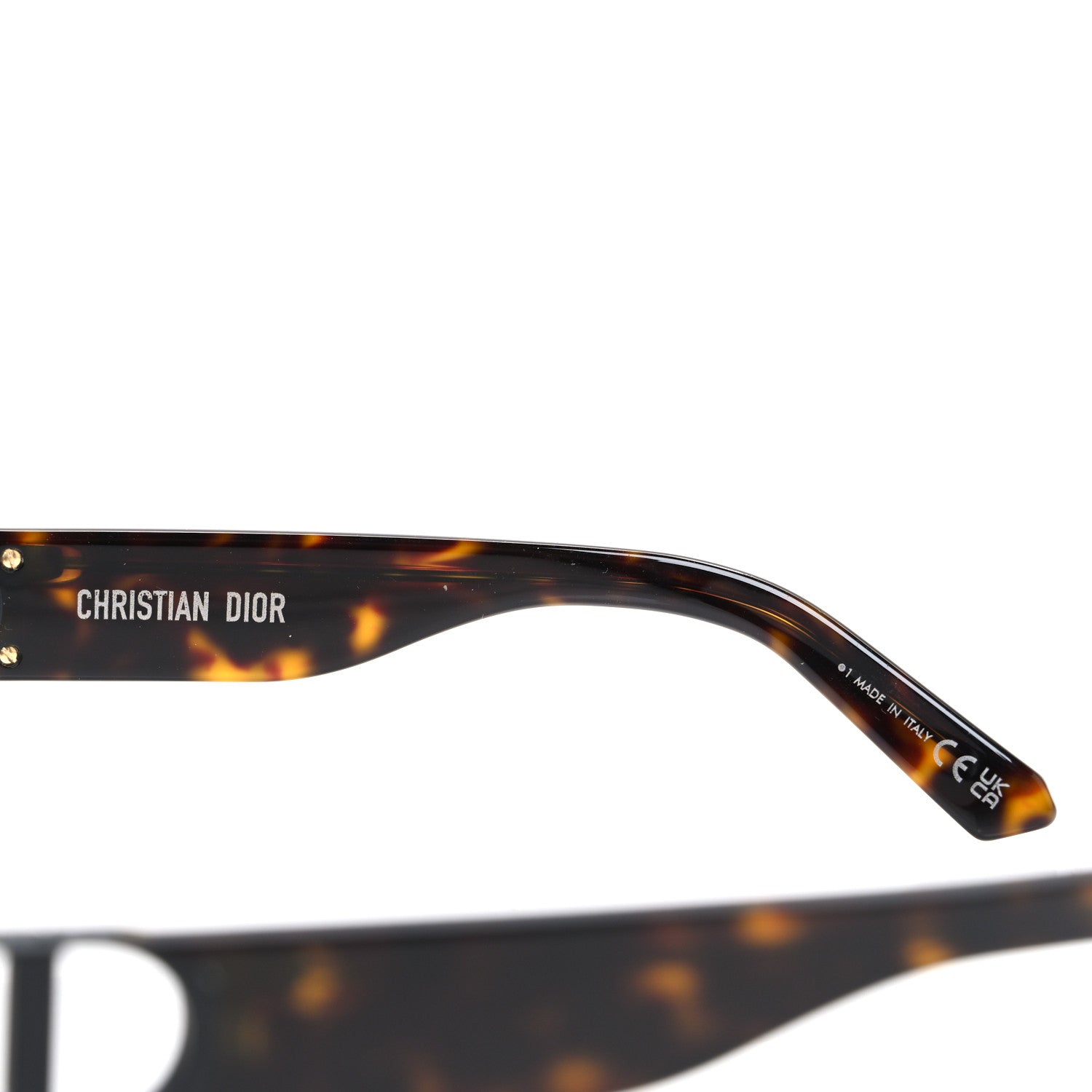 Christian Dior Acetate 30 Montaigne S9U Sunglasses Tortoise 5 of 8