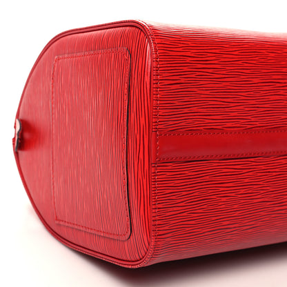 Louis Vuitton Epi Speedy 30 Castillan Red 9 of 11