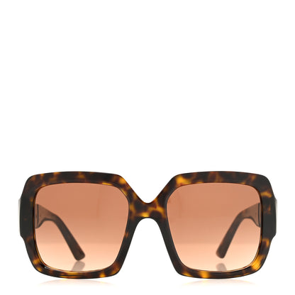 Prada Oversized Monochrome Sunglasses SPR 21X Black Tortoise 2 of 7