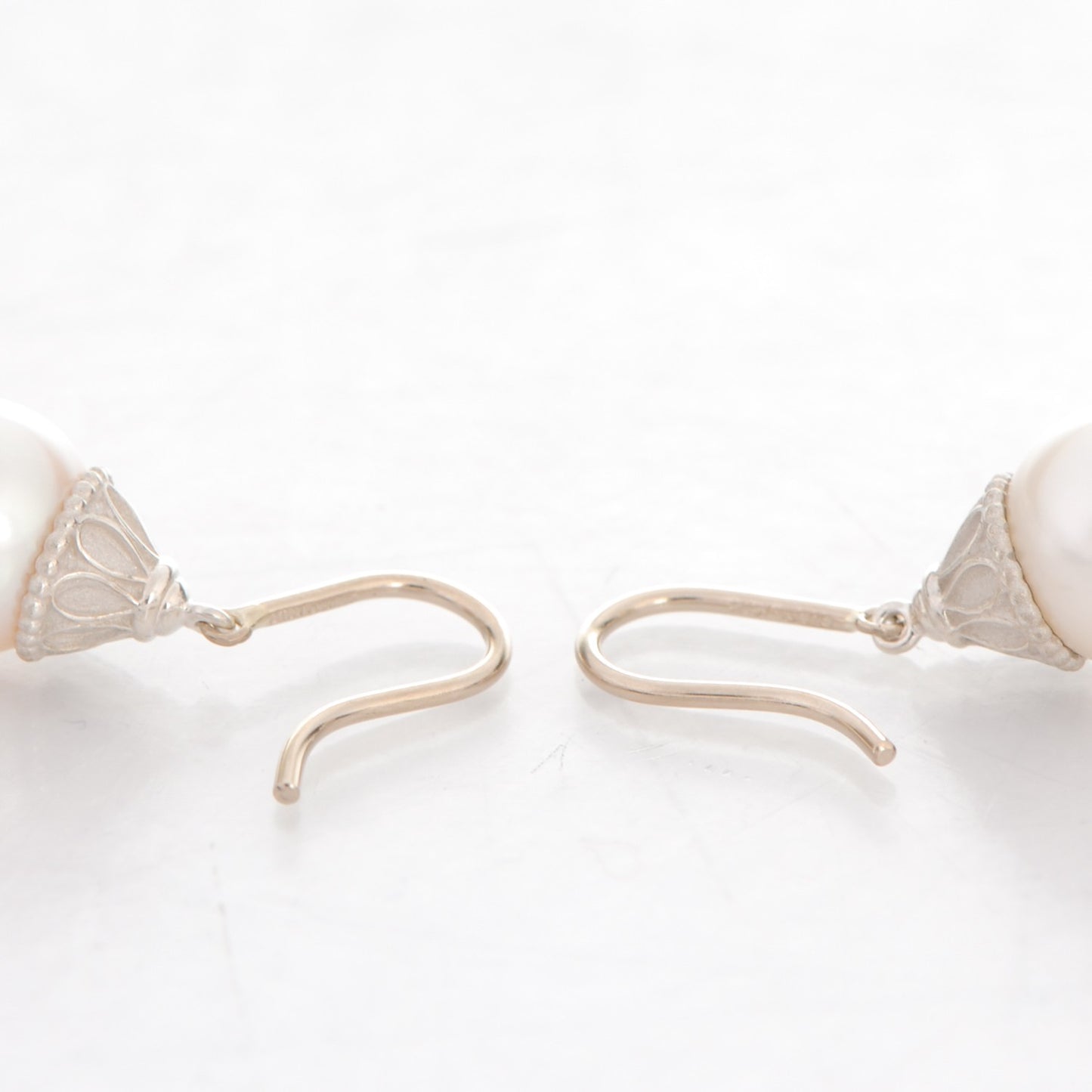 Sterling Silver Pearl Ziegfeld Earrings